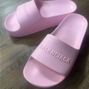 Balenciaga Light Pink Slides